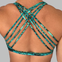 Born Primitive - Teal Splash Bra